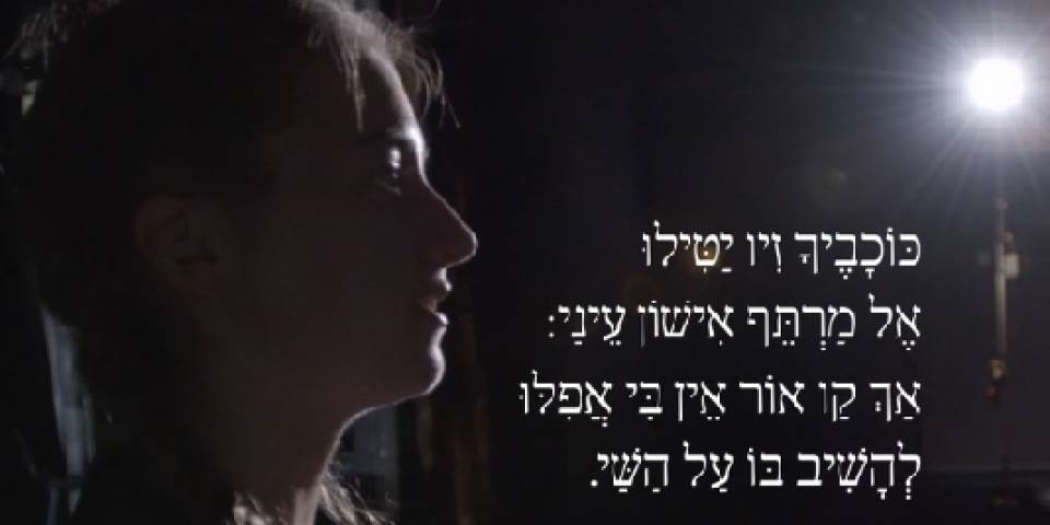"הספרות זה הקודש והקולנוע זה החול": איך לביים שיר?