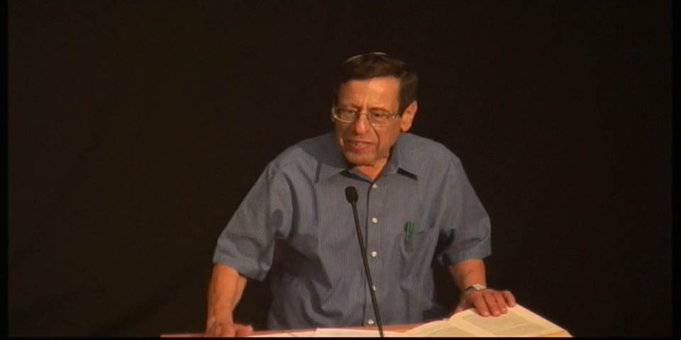 Prof. Isaiah Gafni - "Pre-Histories" of Jerusalem in Greco-Roman, Jewish and Christian Literature