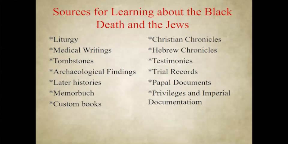 An Introduction to the Black Death